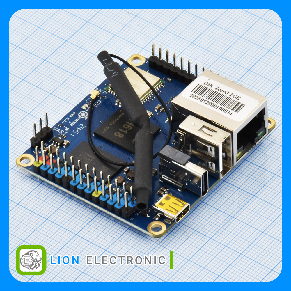 کامپیوتر کوچک تک بردی Orange Pi Zero3(1GB)