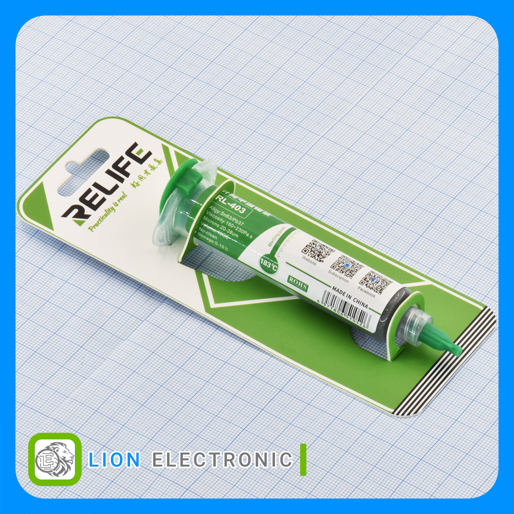 خمیر قلع سرنگی RELIFE Solder Paste RL-403