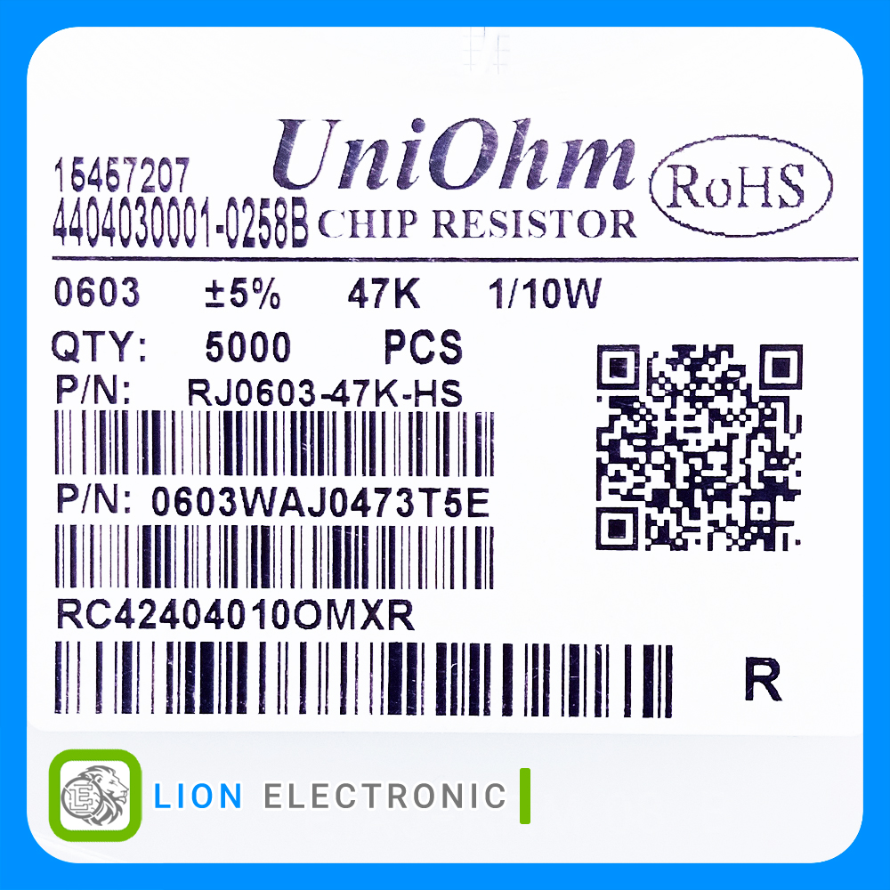 RES0603 47K 5%