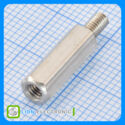 M-F M3 HEX 3X15+6mm