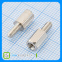 M-F M3 HEX 3X8+6mm