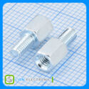M-F M3 HEX 3X6+6mm