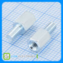 M-F M3 HEX 3X7+6mm