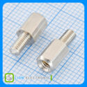 M-F M3 HEX 3X7+6mm
